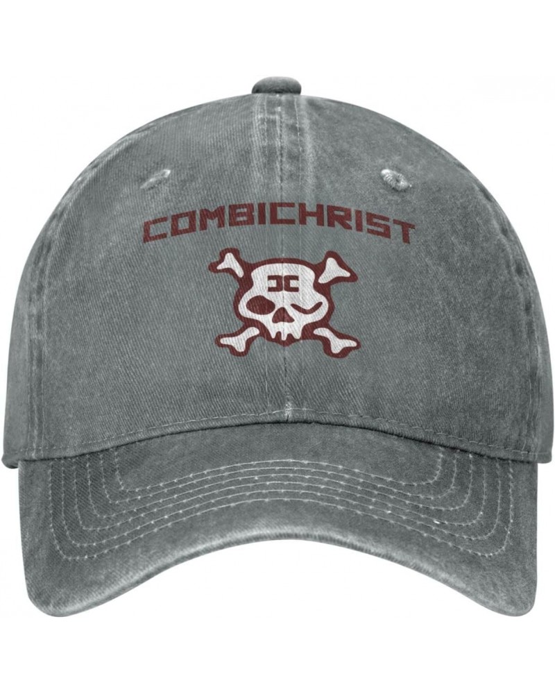 Combichrist Baseball Cap Vintage Washed Plain Trucker Dad Hats for Men and Woman Sun Hat Gray $10.51 Baseball Caps