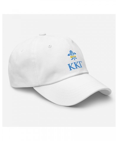 Kappa Kappa Gamma Sorority Classic Dad Hat - Premium Chino Cotton Twill Cap White Design 2 $17.19 Baseball Caps