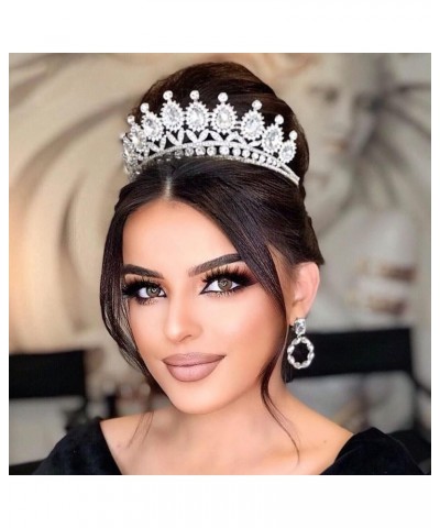 hair jewelry crown tiaras for women Rhinestone Bridal Tiara Crown Crystal Headwear Diadem Wedding Hair Accessories Women Head...