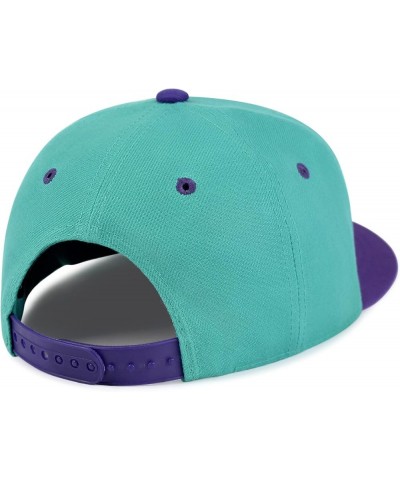 Lake Fishing Jig Hip-Hop Snapback Hat Embroidered Baseball Cap Fisherman Fish 61. Aqua/Purple $13.24 Baseball Caps