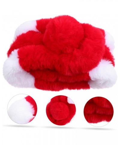 2pcs Faux Rabbit Fur Scarf Miss Rex Rabbit Fur Neck Circumference Red+whitex3pcs $9.99 Scarves