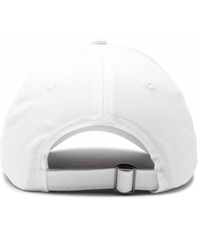 Embroidered Saturn Baseball Cap Cotton Dad Hat Men White $10.98 Baseball Caps