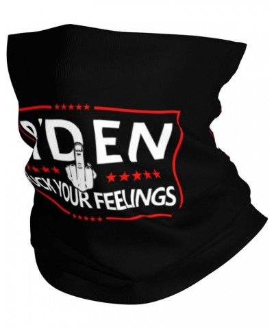 Fuck Biden-Fuck Your Feelings Neck Gaiter Face Cover Scarf, Breathable Windproof Sun Protection Men Women Balaclava Outdoor S...