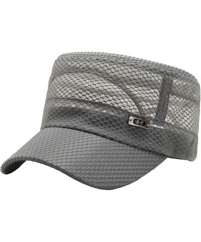 Baseball Cap Unconstructed Hat Adjustable Moisture Wicking Fast Dry Cap Light Gray $9.84 Baseball Caps