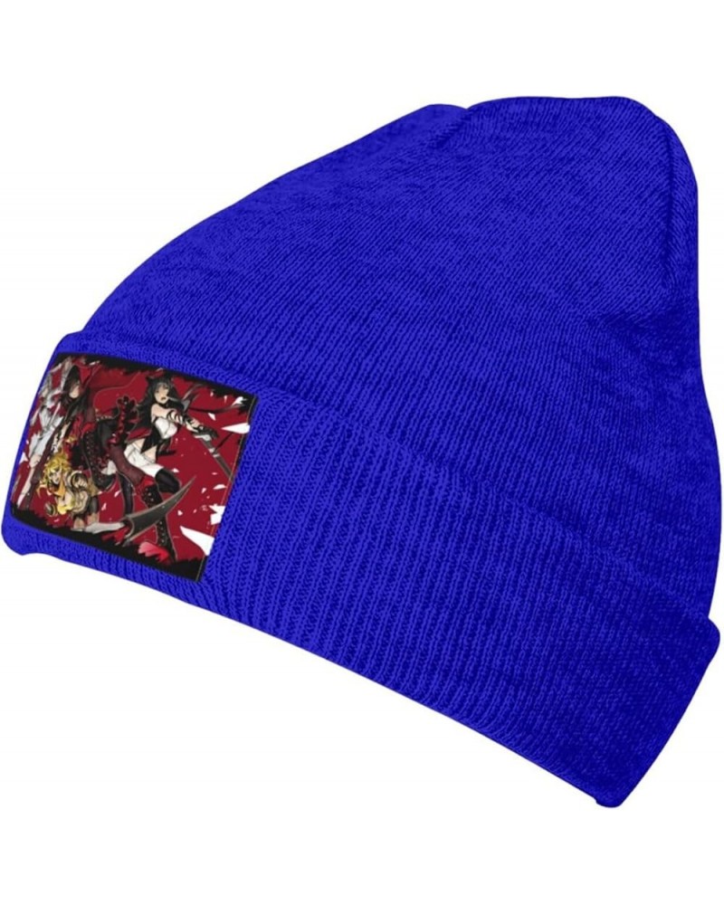 RWBYS Beanie Hat Slouchy Knit Skull Cap Winter Stocking Hats for Women and Men Black Blue $11.33 Skullies & Beanies