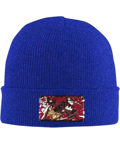 RWBYS Beanie Hat Slouchy Knit Skull Cap Winter Stocking Hats for Women and Men Black Blue $11.33 Skullies & Beanies