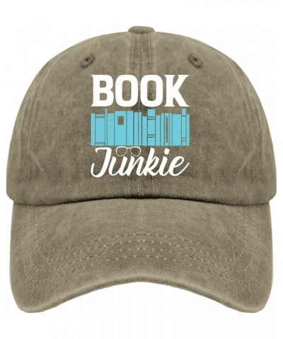 Sun hat Book Book Junkie Running hat Mountain hat Gifts for Him Golf Hat Suitable for Vacation Pigment Khaki $11.99 Sun Hats