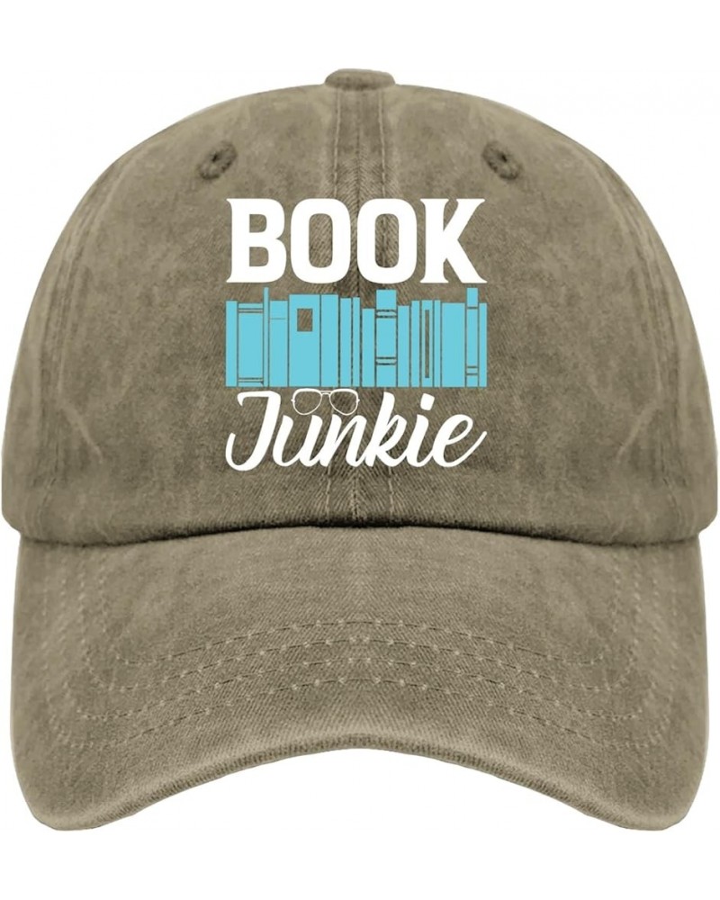 Sun hat Book Book Junkie Running hat Mountain hat Gifts for Him Golf Hat Suitable for Vacation Pigment Khaki $11.99 Sun Hats