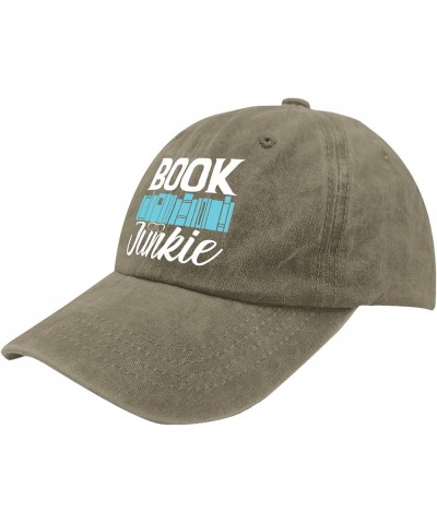 Sun hat Book Book Junkie Running hat Mountain hat Gifts for Him Golf Hat Suitable for Vacation Pigment Khaki $11.99 Sun Hats