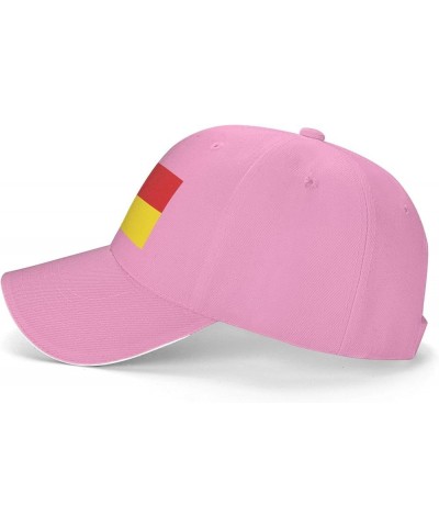 Westerbork vlag Sandwich Hat Adjustable Baseball Cap Black Pink $13.24 Baseball Caps