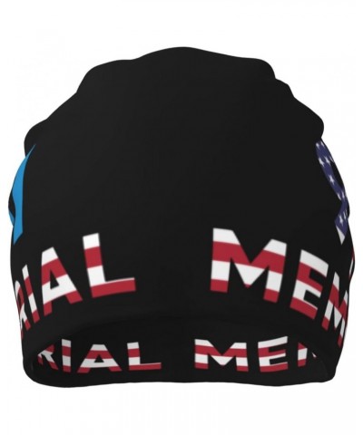 We Will Never Forget 911 Memorial Beanie Skull Cap Warm Knit Slouchy Hat for Women Men Black $12.09 Skullies & Beanies