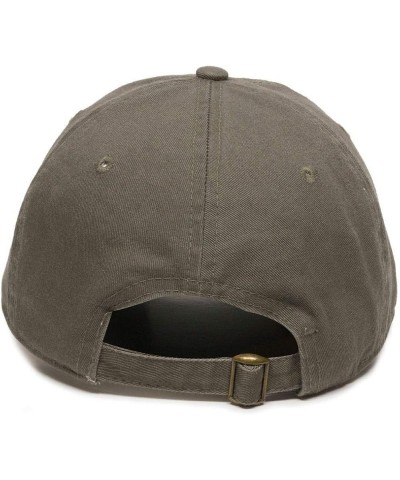 Wolf Pack Dad Baseball Cap Embroidered Cotton Adjustable Dad Hat Olive $11.75 Baseball Caps