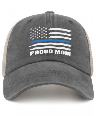 Proud Mom Trucker Hat Women Baseball Hat Dad Hat Gifts for Grandma Running Caps Gray02 $11.53 Sun Hats