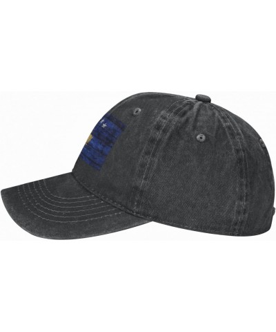 Flag of Kosovo Vintage Denim Baseball Cap Cowboy Hat Classic Adjustable $9.82 Baseball Caps