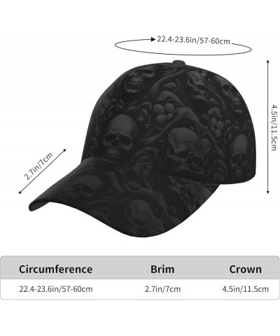 Abstract Science Math Unisex Baseball Cap, Adjustable Snapback Hats Ball Hat Sport Casual Caps Dad Hat Trucker Cap Gothic Wal...