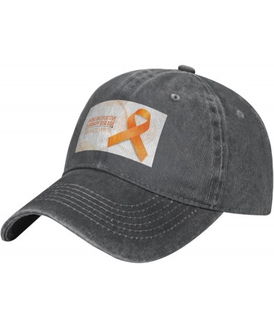 COPD Awareness Month Washed Denim Baseball Cap Sun Hat Dad Hat Trucker Hat Deep Heather106 $11.91 Baseball Caps