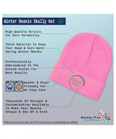 Beanies for Men Funny Donkey Embroidery Winter Hats for Women Acrylic Skull Cap 1 Size Soft Pink Design Only $15.02 Skullies ...