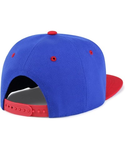 Squirrel Hip-Hop Snapback Hat Embroidered Baseball Cap Hamster Chipmunks 27. Blue/Red $14.24 Baseball Caps