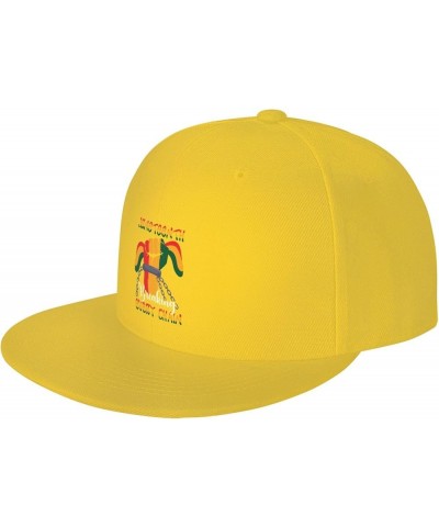 Juneteenth Breaking Every Chain Baseball Cap for Men Women Snapback Hat Trucker Flat Bill Caps Sun Hat Yellow $12.97 Baseball...