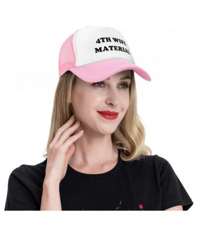 4th Wife Material Hat Funny Trucker Hats - Gag Gifts - Trucker Hats Women Funny Crazy Vintage Baseball Caps $8.66 Baseball Caps