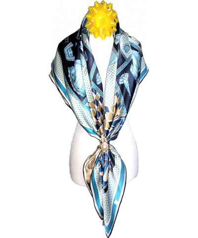 NEW Genuine 100% Mulberry Silk Double Sided Scarf 42"x42" Large Square Shawl Wrap 5802 $47.00 Scarves