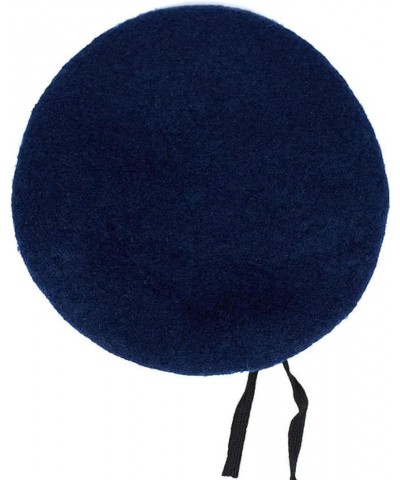 Women's Wool Beret Paperboy Navy Beanie Hat Newsboy Beanie Hat Sky Blue $11.71 Berets