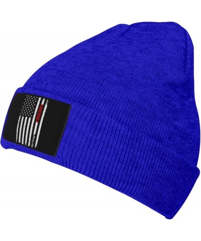 Freedom American Flag Beanie Hat for Men Women Knit Skull Cap Warm Hats Black Knitted Caps Blue $11.76 Skullies & Beanies