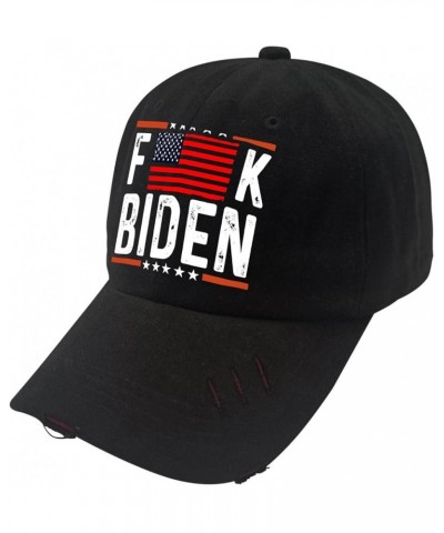 Ball Cap Biden Workout Hats for Women's Beach Baseball Caps Light Weight Fuckk Biden Sun Cap Allblack $7.84 Baseball Caps