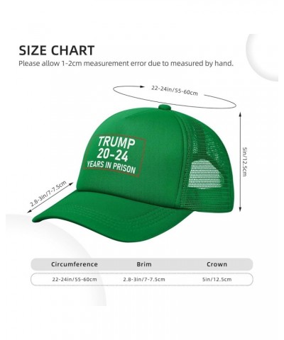 Donald Trump 2024 Years in Prison Trucker Hat Women Mesh Baseball Cap Cowboy Hat Men Dad Hat Snapback Hat Black Green $10.15 ...