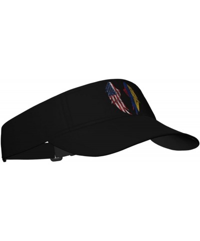 Sun Visor Hats Sport Wear Athletic Sun Visor Caps Adjustable Sun Protection Visors for Women Men Wings America and Colombia F...