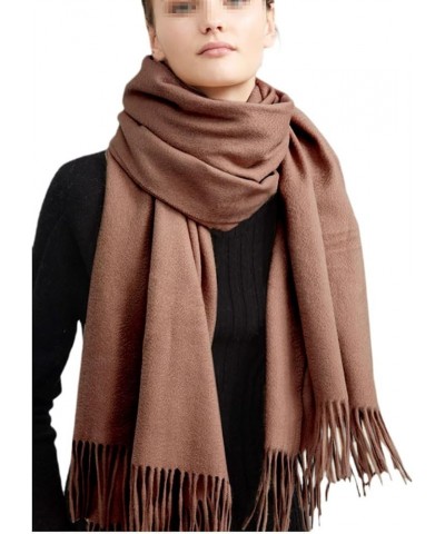 Women Cashmere Adult Scarf Women Winter Scarf Pashmina Scarves Women Luxury Warm Scarf Dark Khaki9 $44.72 Scarves