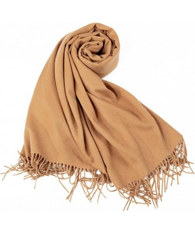 Women Cashmere Adult Scarf Women Winter Scarf Pashmina Scarves Women Luxury Warm Scarf Dark Khaki9 $44.72 Scarves