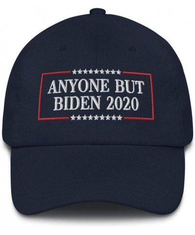 Anyone But Biden 2020 Hat (Embroidered Dad Cap) Anti Joe Biden Navy $18.90 Baseball Caps