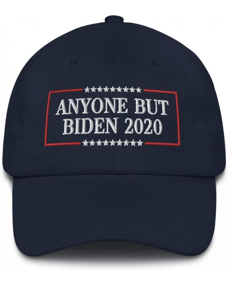 Anyone But Biden 2020 Hat (Embroidered Dad Cap) Anti Joe Biden Navy $18.90 Baseball Caps