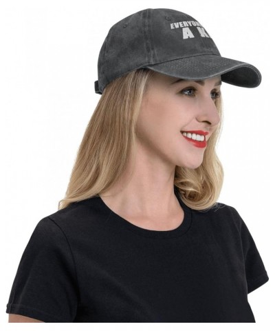 Men Women Baseball Hats Adjustable Everyone Needs a Ken Washed Denim Low Profile Dad Hat Black $9.54 Baseball Caps