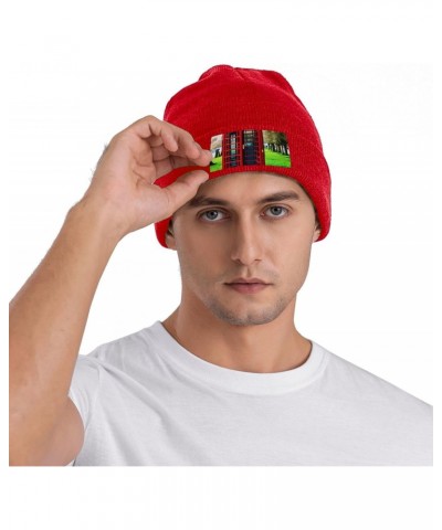 British Phone Booth Premium Knit Hat-Stylish Unisex Beanie for Winter,Experience Ultimate Warmth and Style $10.09 Skullies & ...