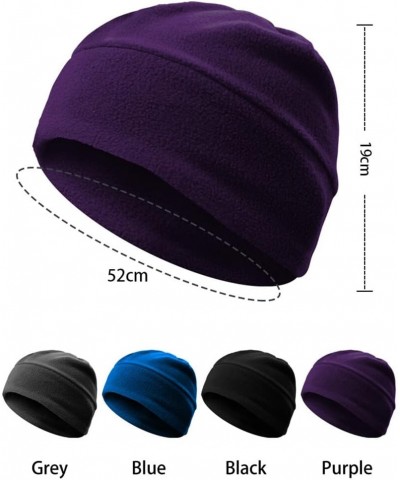 Tactical Fleece Cap Winter Thermal Beanie Military Army Watch Cap Gift for Men Women Cold Weather Warmer Gray $8.15 Skullies ...