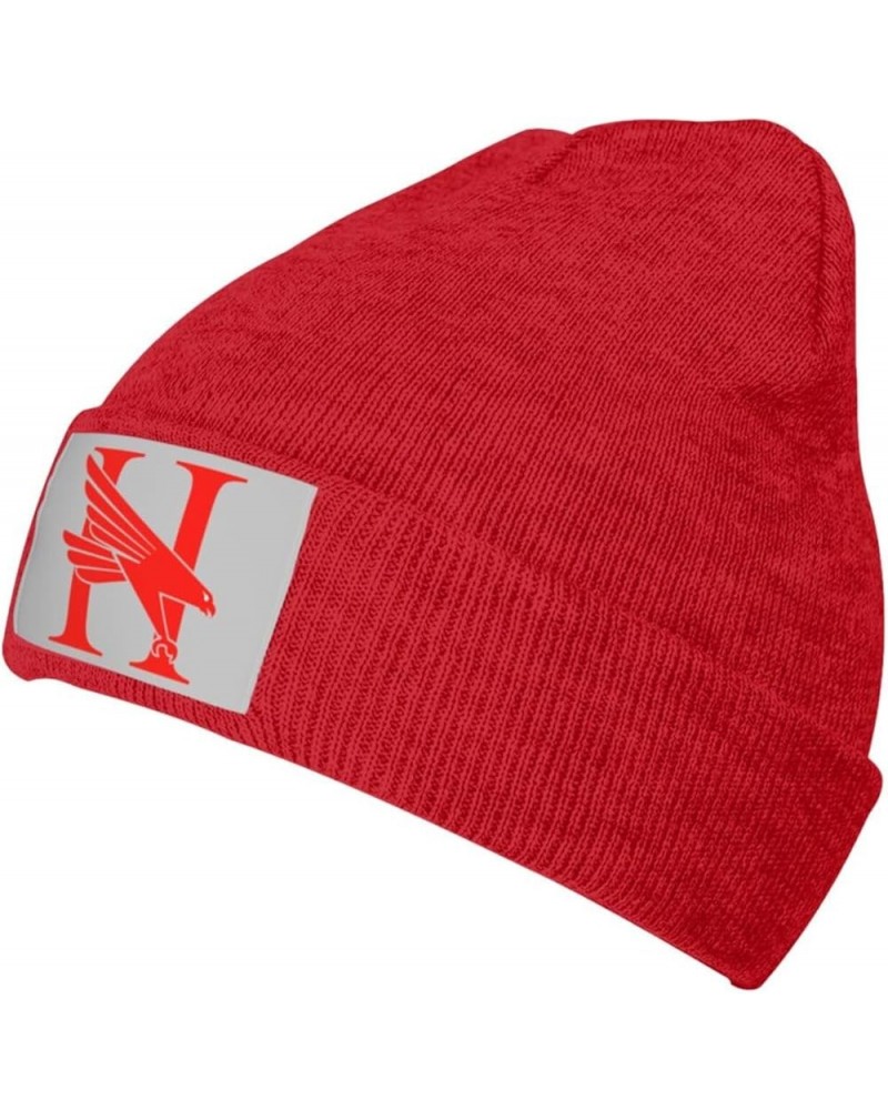 Huntingdon A College Logo Stretch Knit Hat for Men Women Winter Warm Cap Red $8.05 Skullies & Beanies