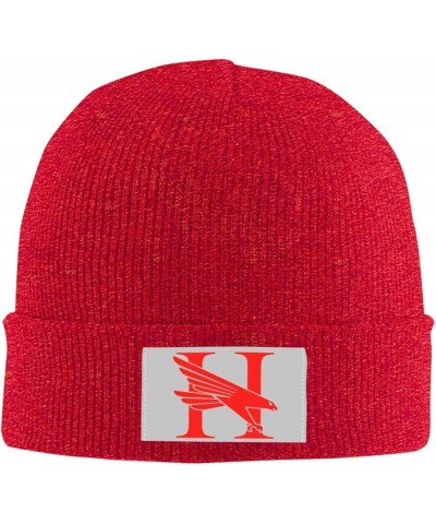 Huntingdon A College Logo Stretch Knit Hat for Men Women Winter Warm Cap Red $8.05 Skullies & Beanies