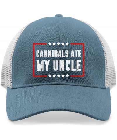 Cannibals Ate My Uncle Hat Funny Hat for Men Womens AllBlack Dad Hats Cowboy Hat Dad Hat Golf Hats Skyblue $13.56 Bucket Hats