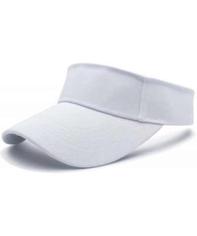 Cotton Outdoor Topless hat Visor Sun hat Volunteer Travel Sun hat One Size Yellow $15.66 Sun Hats