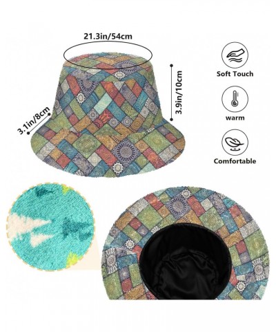 Mandala Bucket Hat for Women Men Packable Bucket Hat Unisex Beach Hat for Camp Travel Fall Winter Multicolor $9.42 Bucket Hats