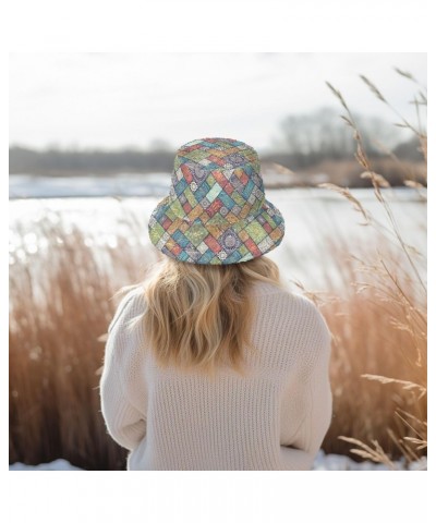 Mandala Bucket Hat for Women Men Packable Bucket Hat Unisex Beach Hat for Camp Travel Fall Winter Multicolor $9.42 Bucket Hats