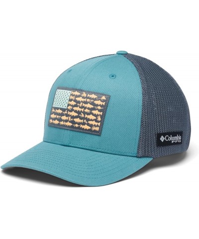 Men's HAT files Tranquil Teal, City Grey, Trout Flag $21.04 Baseball Caps