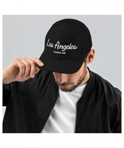 Los Angeles Raised Me Hat | Dad Hat, Snapback Hat, and Trucker Hat | L.A. Pride Cap for Men and Women Black Trucker Hat $25.8...