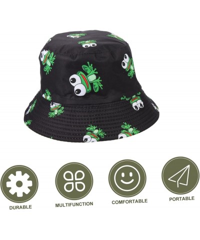 2pcs Mushroom Bucket Hat Men and Women Decorative Hat Sun Cotton As Shown-2x2pcs $8.25 Bucket Hats