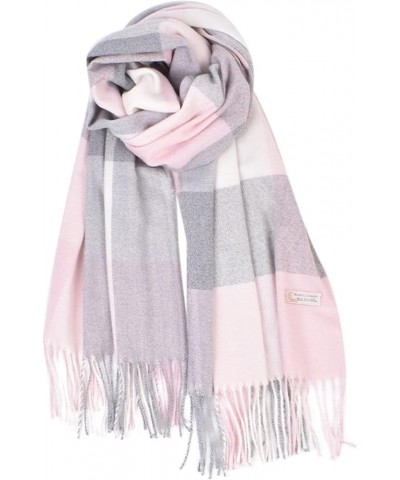 Women's Plaid Tassel Scarf Winter Thickening Warm Shawl Large Scarves Long Wrap Pk2 $9.85 Scarves