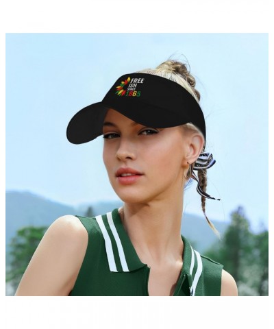 Juneteenth Freedom Day 1865 Hat Sport Sun Visors Adjustable Sunscreen Visor Cap Baseball Cap for Women Men Black $8.22 Visors