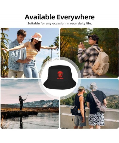 Vintage Vietnam Vietnamese Flag Bucket Hat Fisherman Cap Packable for Women Men Vintage Vietnam Vietnamese Flag Skull $10.34 ...