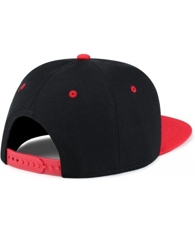 Virtual Reality Hip-Hop Snapback Hat Embroidered Baseball Cap VR 22. Black/Red $10.24 Baseball Caps